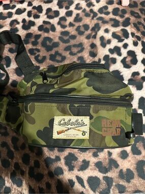 Cabela's Camo Waist Pack in Olive and Dark Green